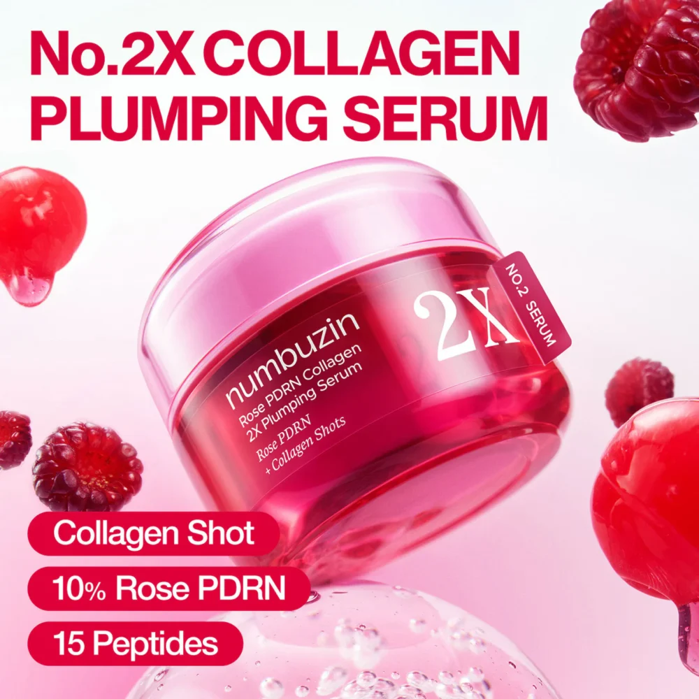 [Numbuzin] No.2 Rose PDRN Collagen Plumping Serum – Image 3