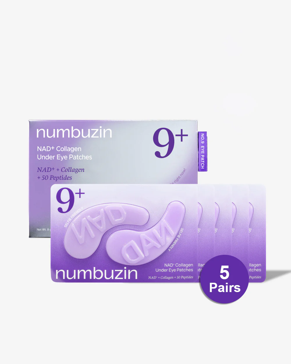 [NUMBUZIN] No.9 NAD+ Collagen Under Eye Patches (5 Pairs)
