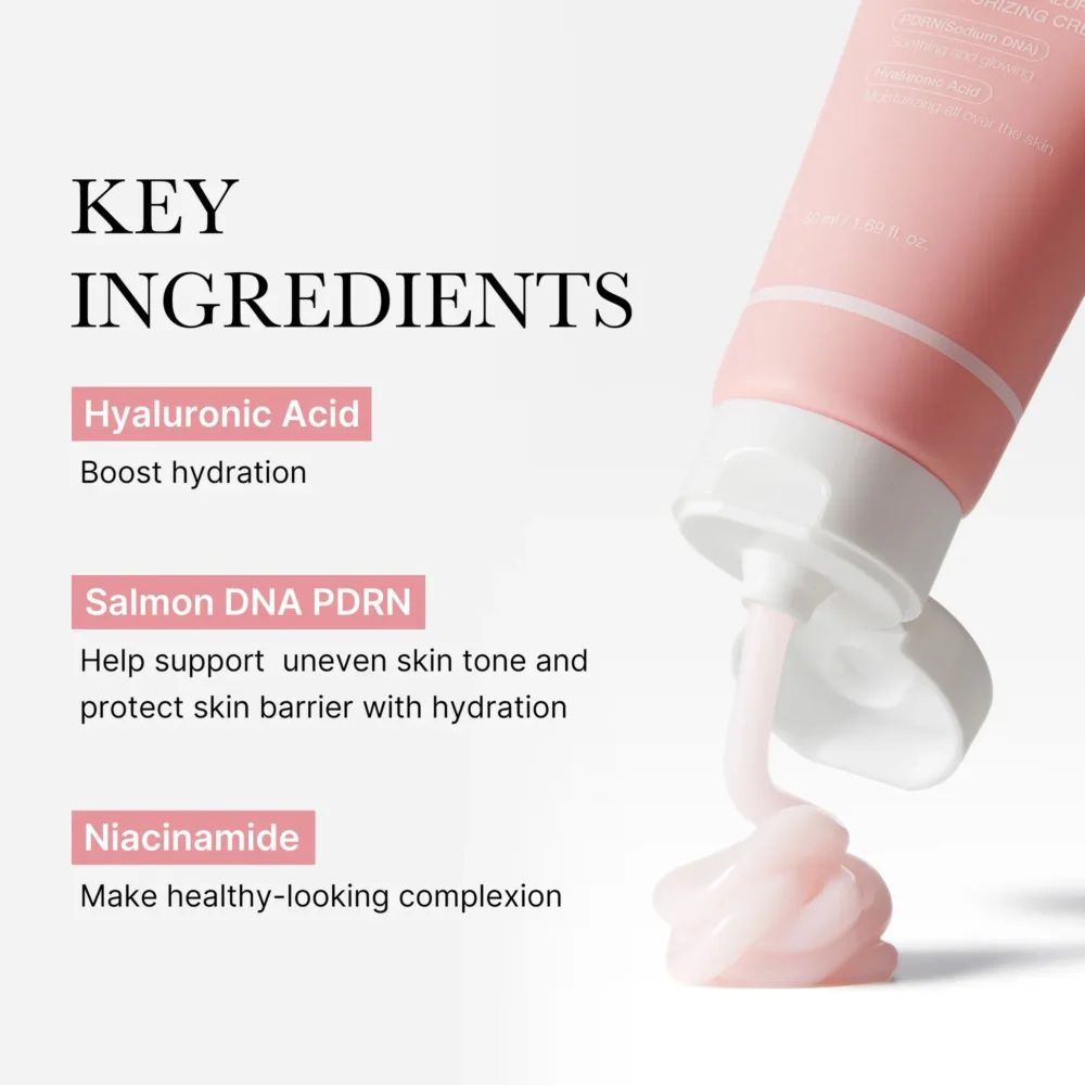 [Medicube] PDRN Pink Hyaluronic Moisturizing Cream – Image 4